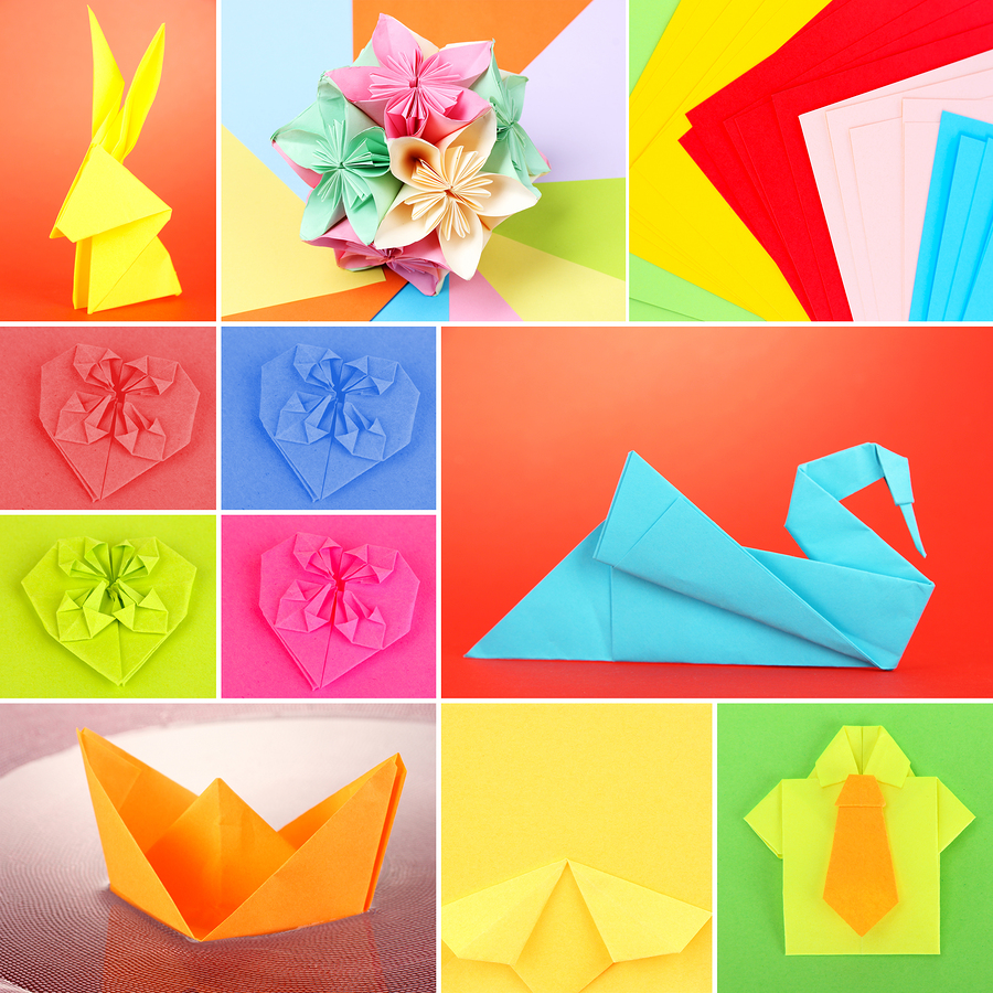mini sticky note origami